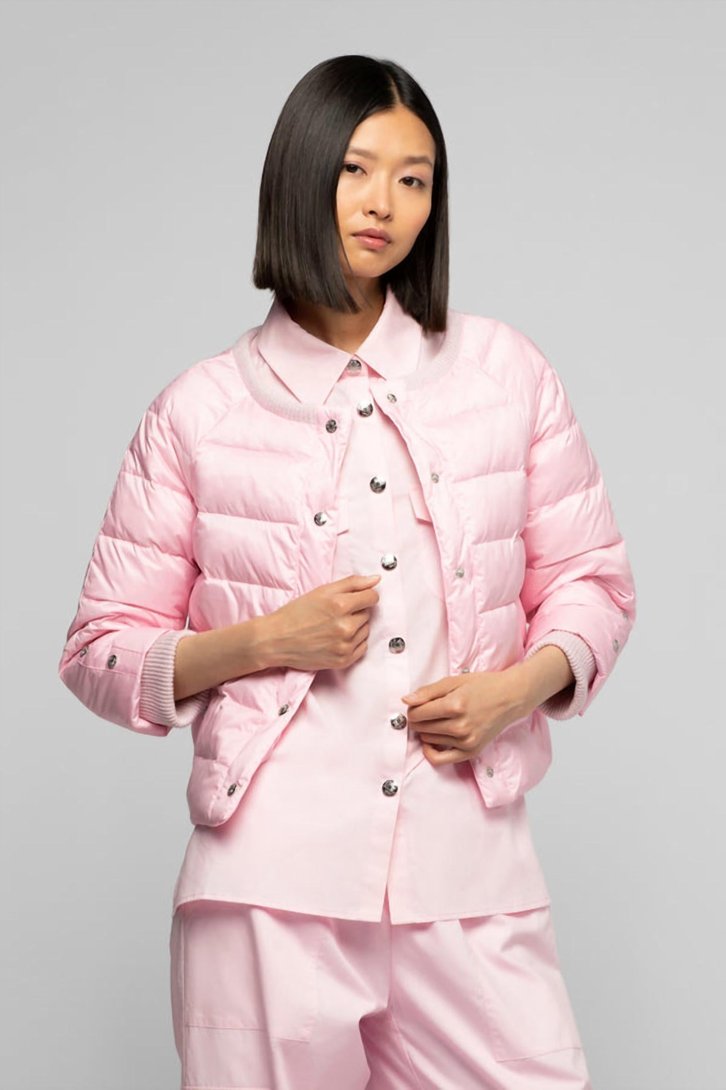Daloa Daunenjacke mit Rundhalsausschnitt