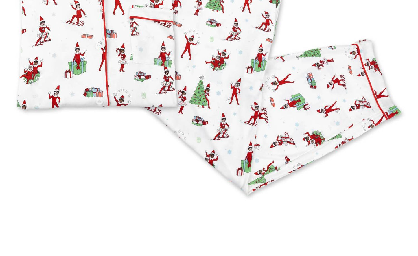 Women's The Elf On The Shelf Bamboo Pajama Set