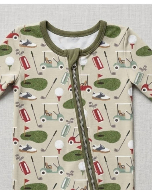 Baby's Pajama Convertible Footie Romper