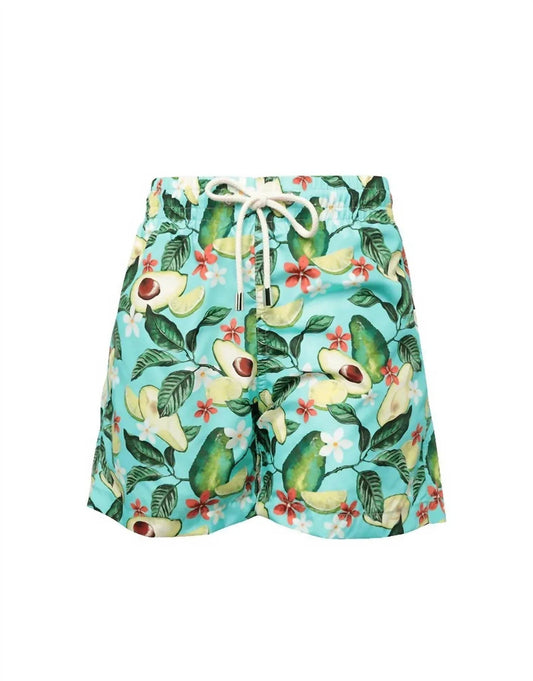 Boy's Printed Swim Shorts