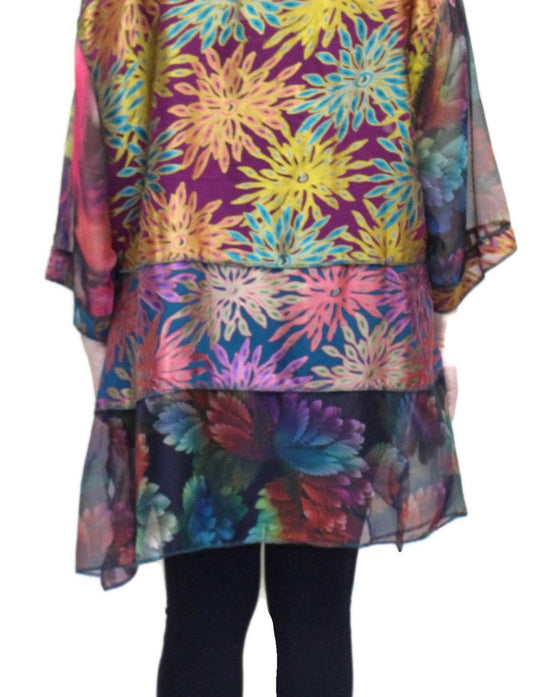 Floral Burnout Short Happy Jacket