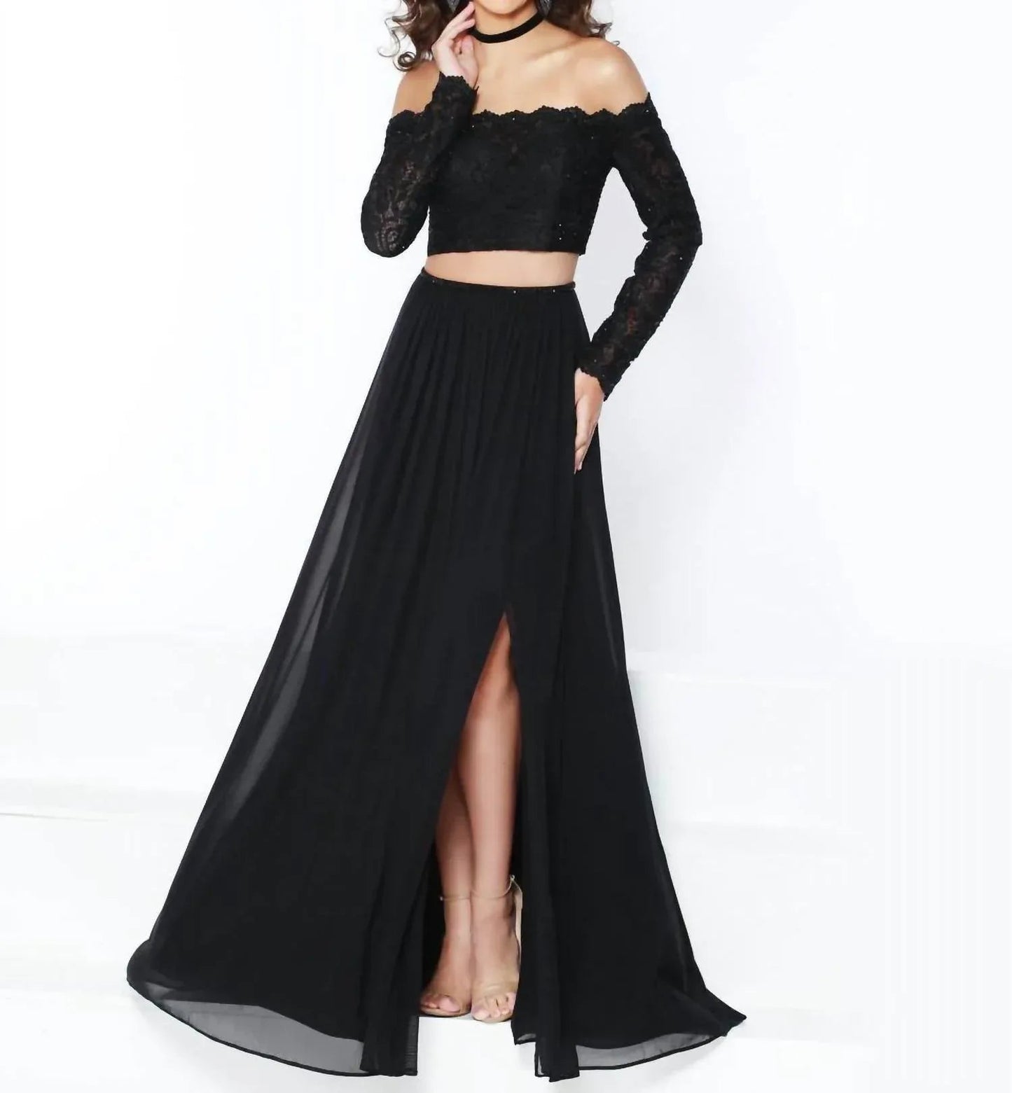 Longsleeve Prom Dress