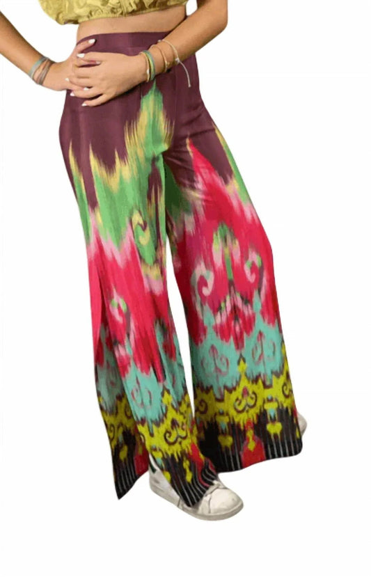 Hose mit Hochhaus-Print
