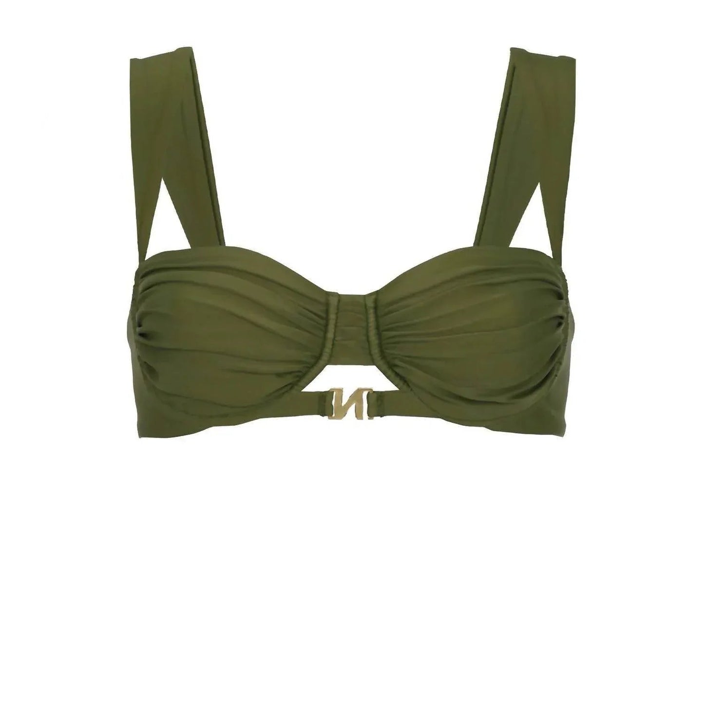 Travesia Bikini-Oberteil mit Falten