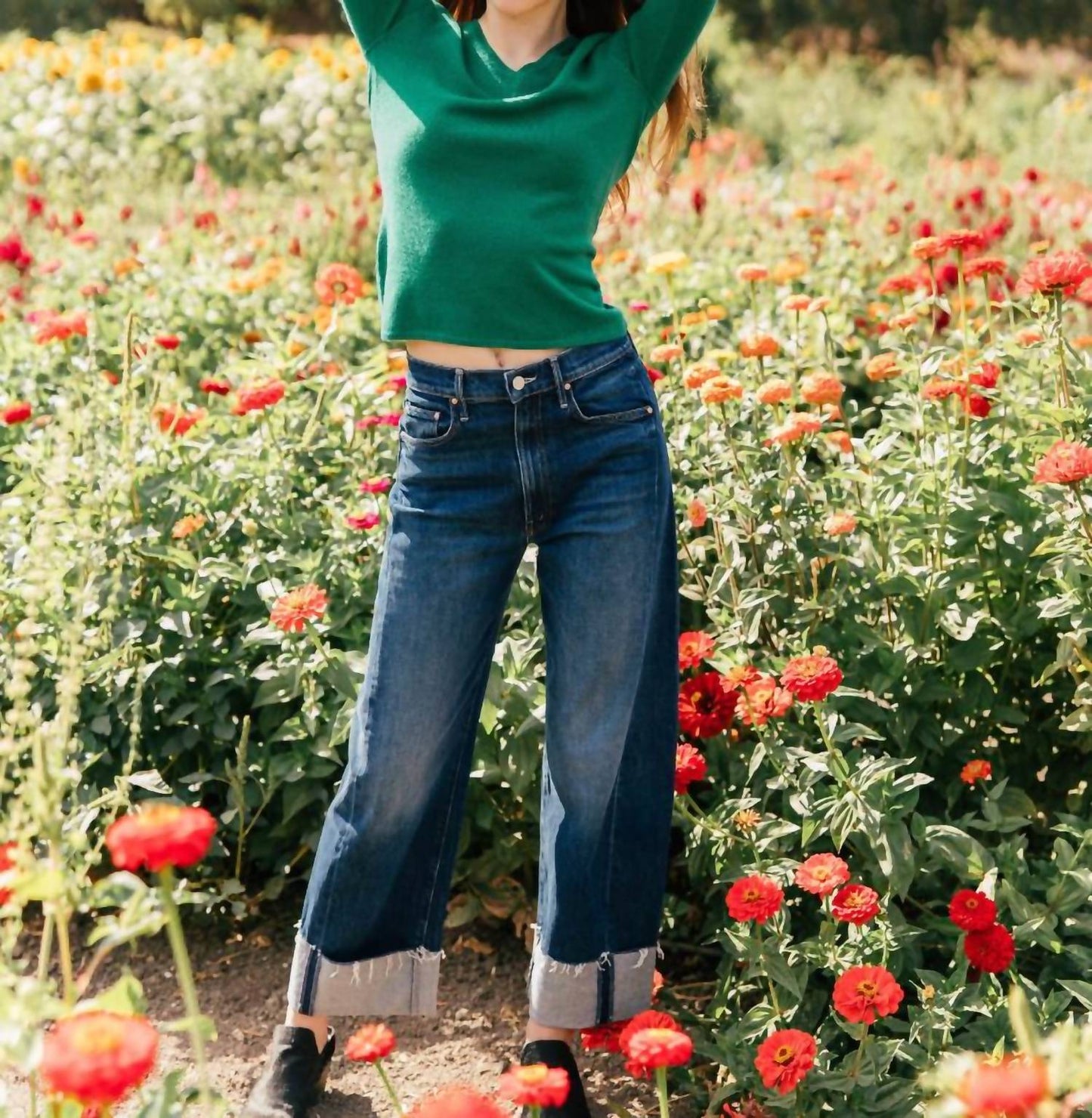 Olivia Kaschmir Pullover mit V-Ausschnitt und schmaler Passform