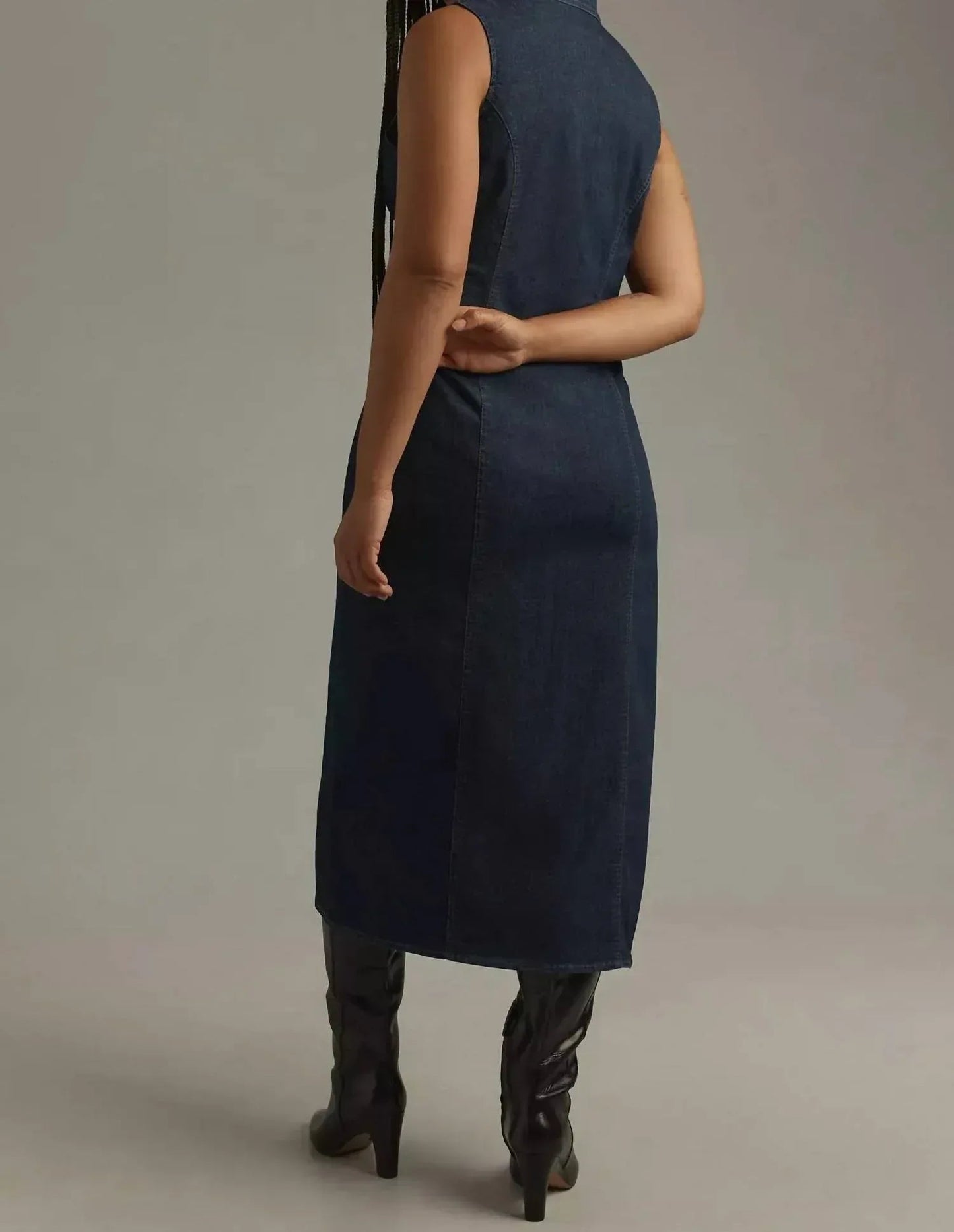 Denim Midi Dress