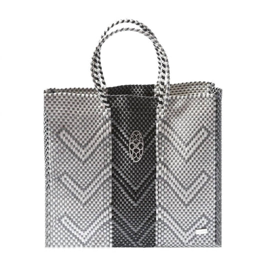 Women's Medium Handmade Chevron Regular Strap Tote Bag