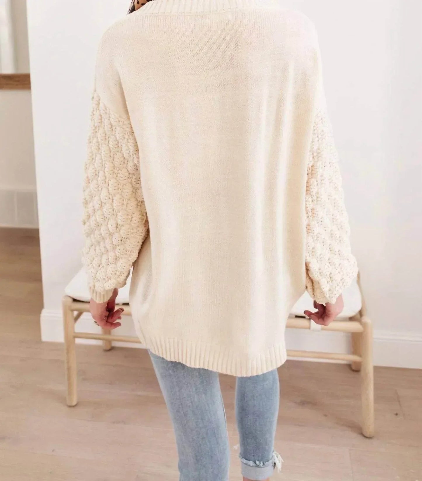 Sprudelnder B-Pullover