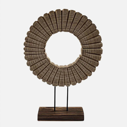 Carved Wood Sculpture Decor