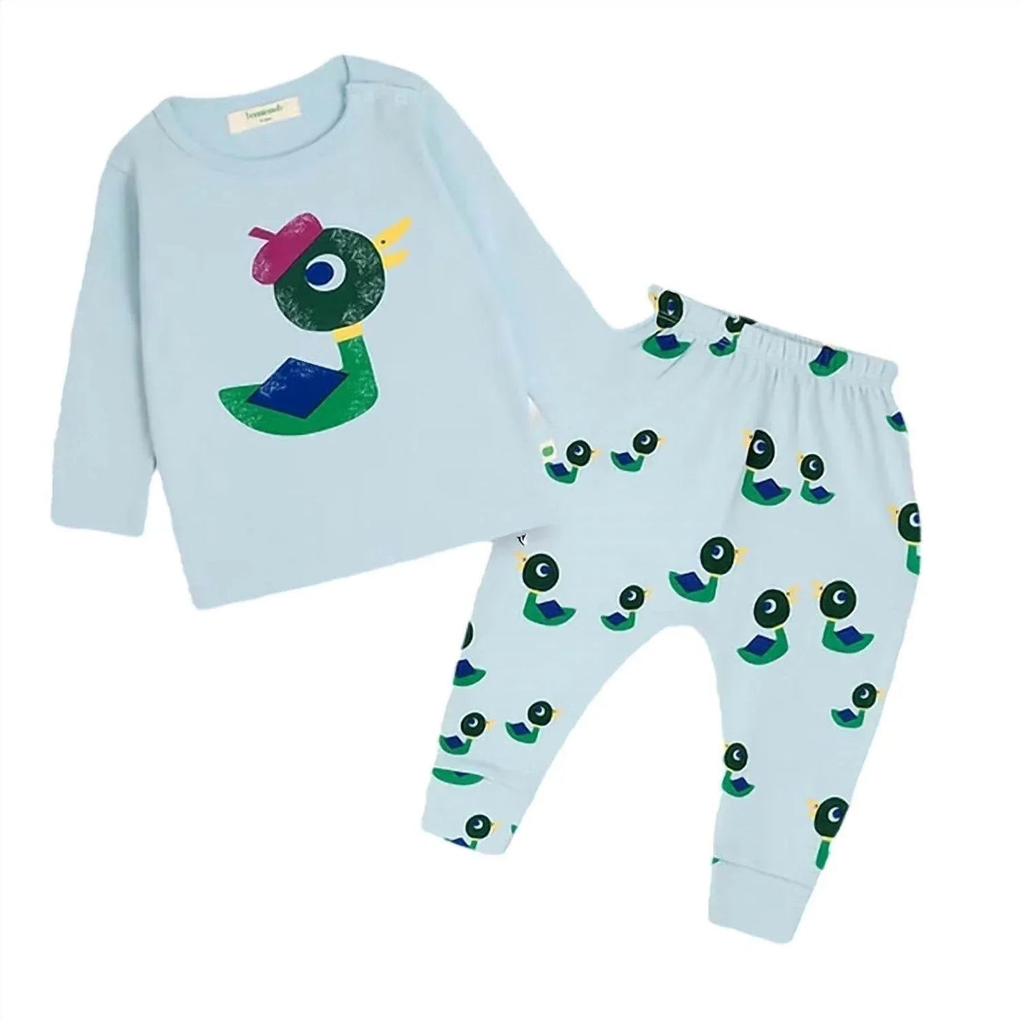 Kinder Bramley Braeburn Monsieur Mallard T-Shirt & Legging Schlafanzug-Set