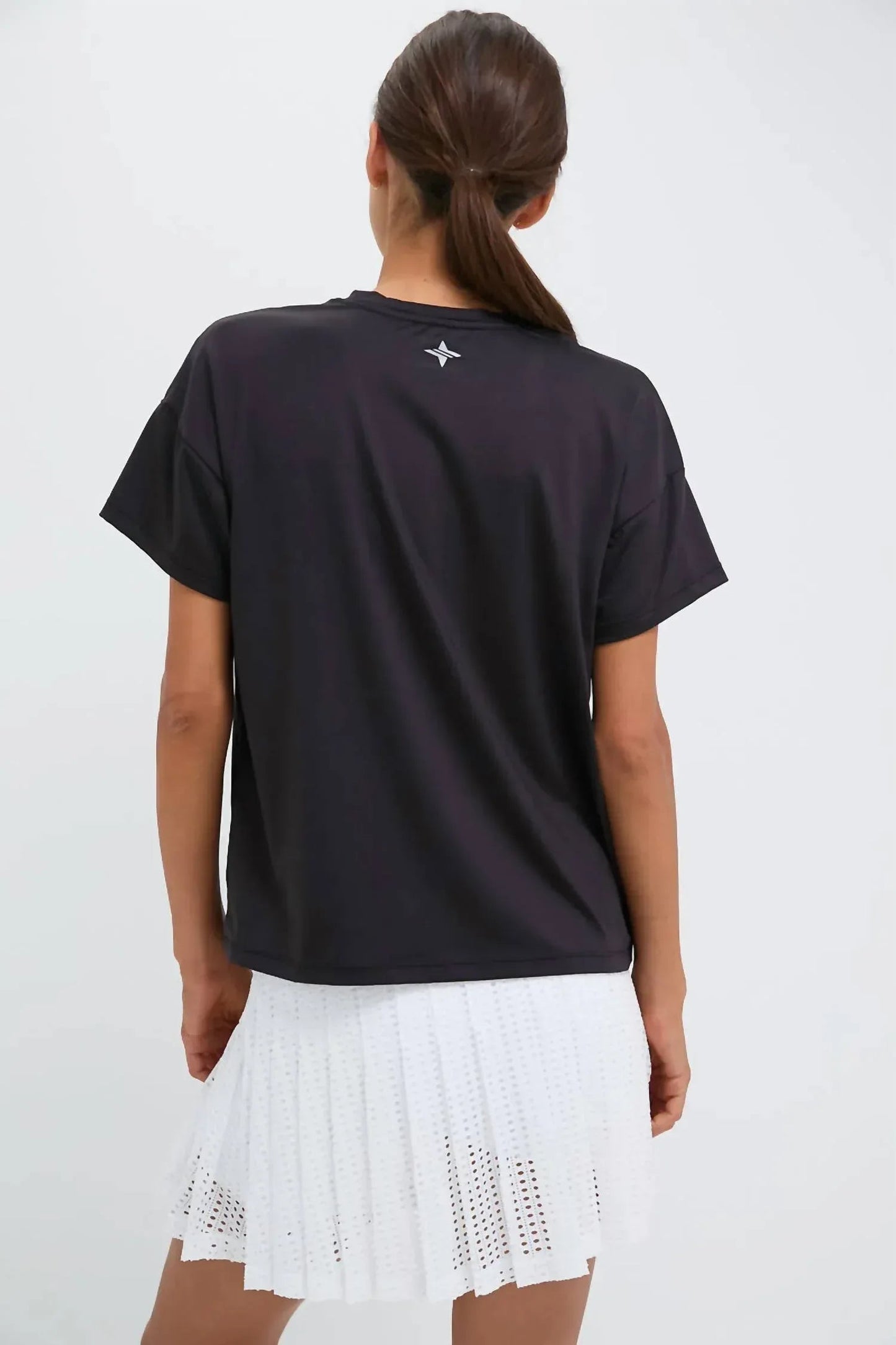 Kurzärmeliges Performance-Jersey-T-Shirt Ryan im Boyfriend-Stil