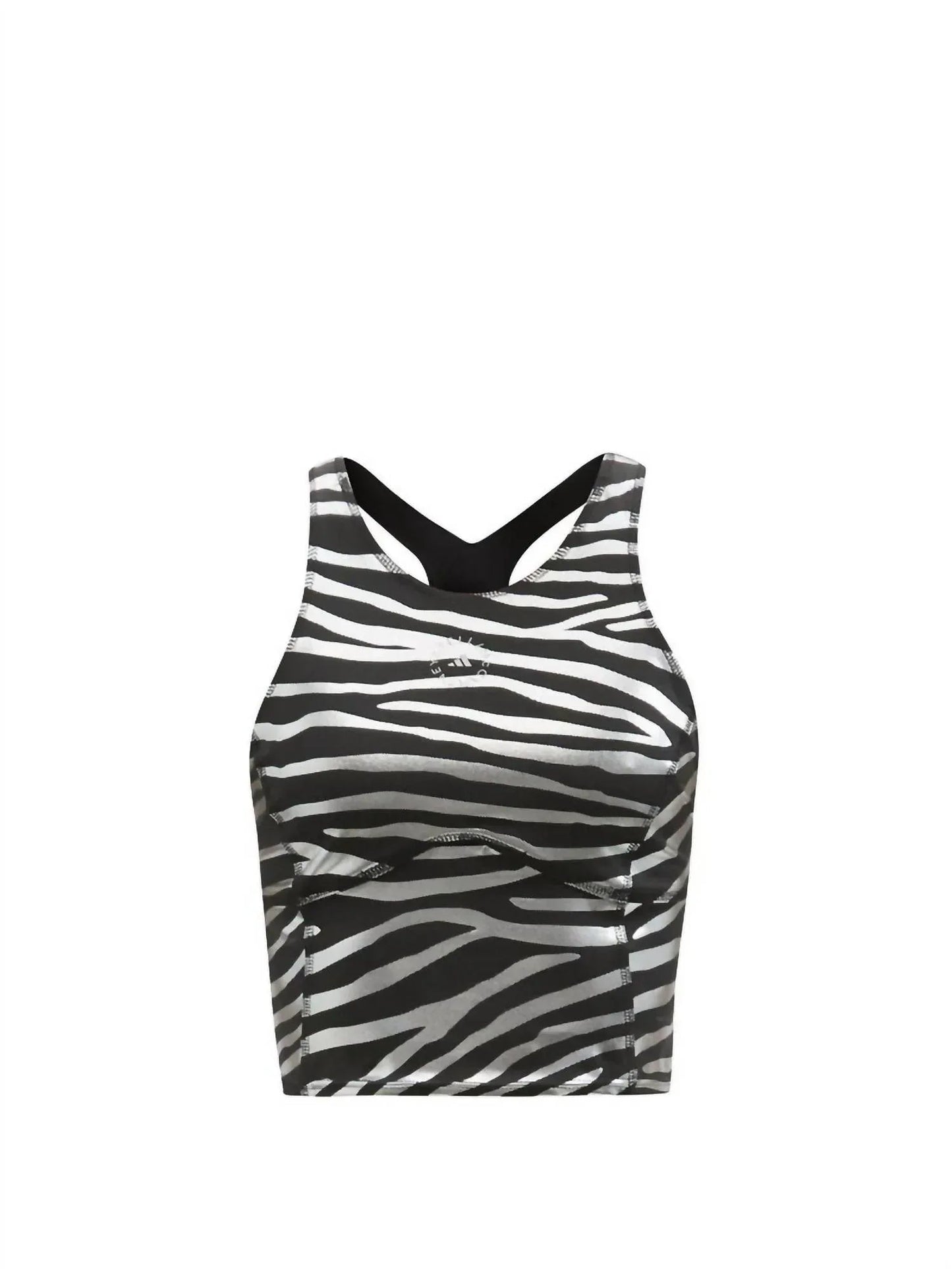 Print Cropped Tank Top