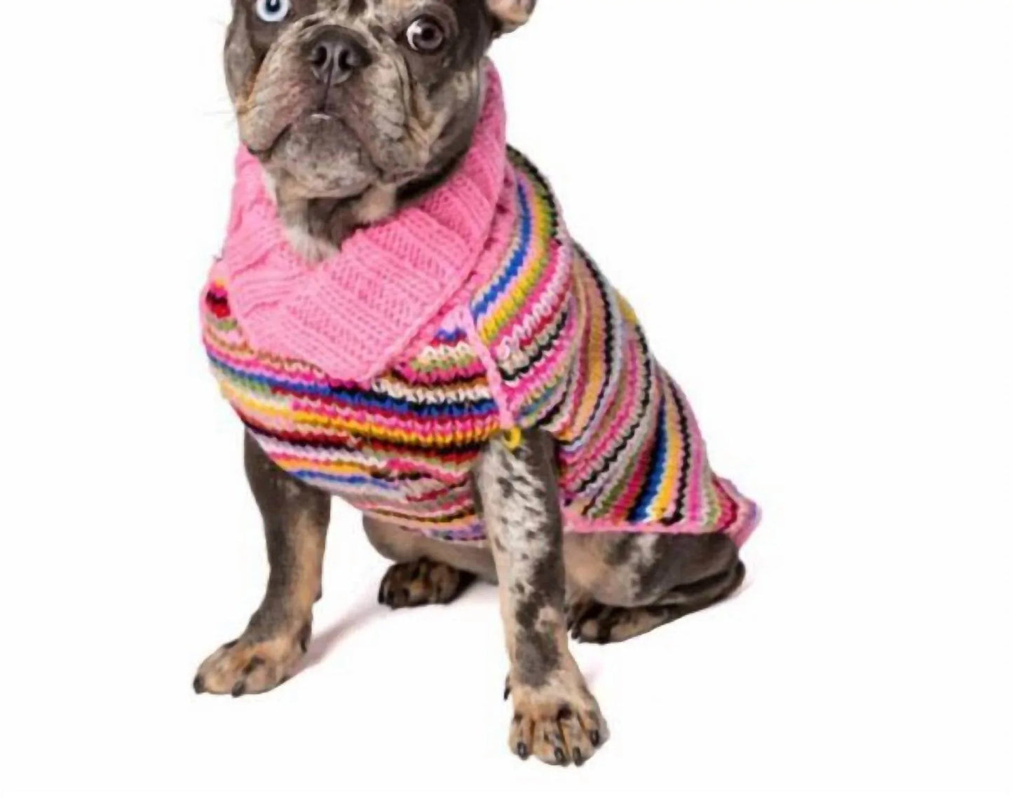 Multi Colored Dog Sweater