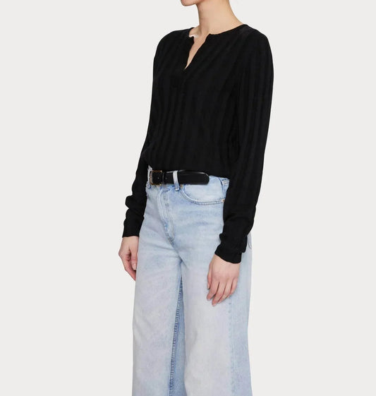 Cashmere Blend Ribbed V Sweater