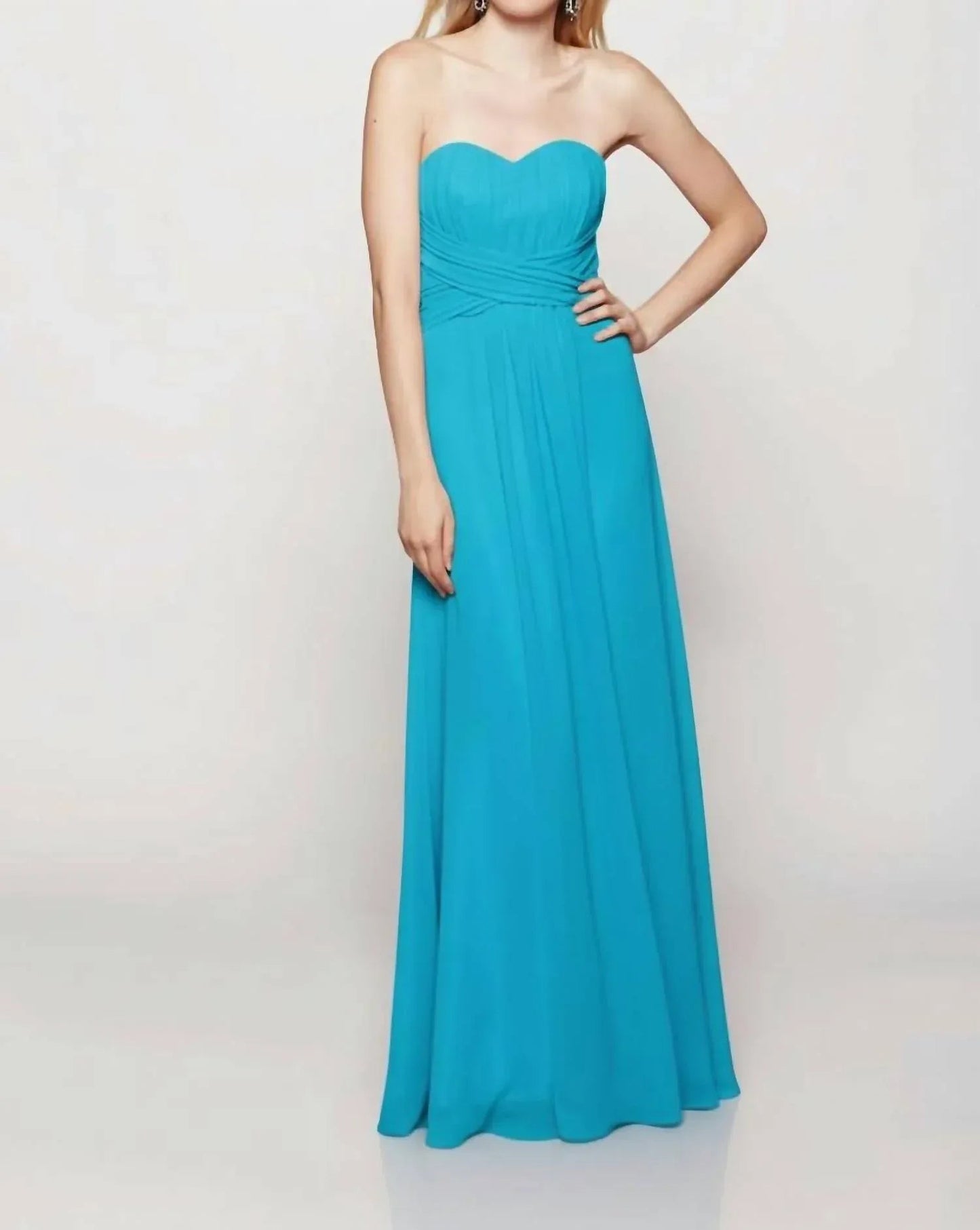Serenity Drape Trägerloses Kleid