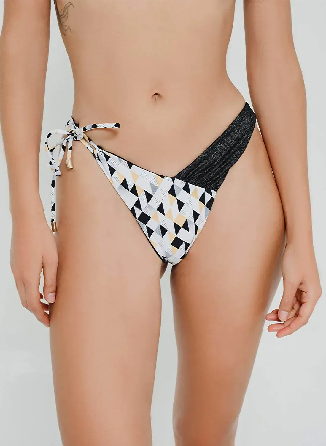 Limpet Brazilian Bottom Kaleidoskop-Print & Goldakzente