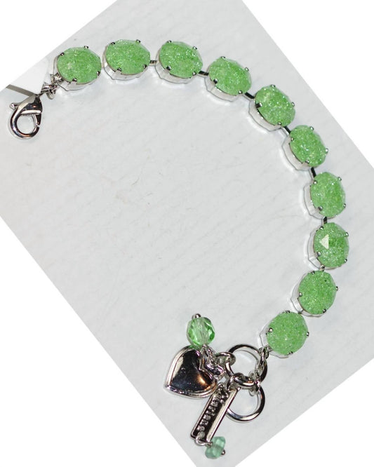 Women's Faceted Stones Bracelet