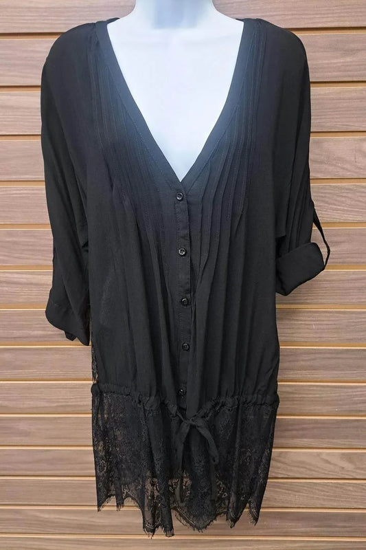Women's Button Down Blouse/cover Up