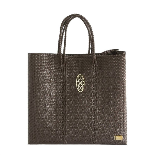 Women's Medium Woven Shoulder Strap Tote Bag