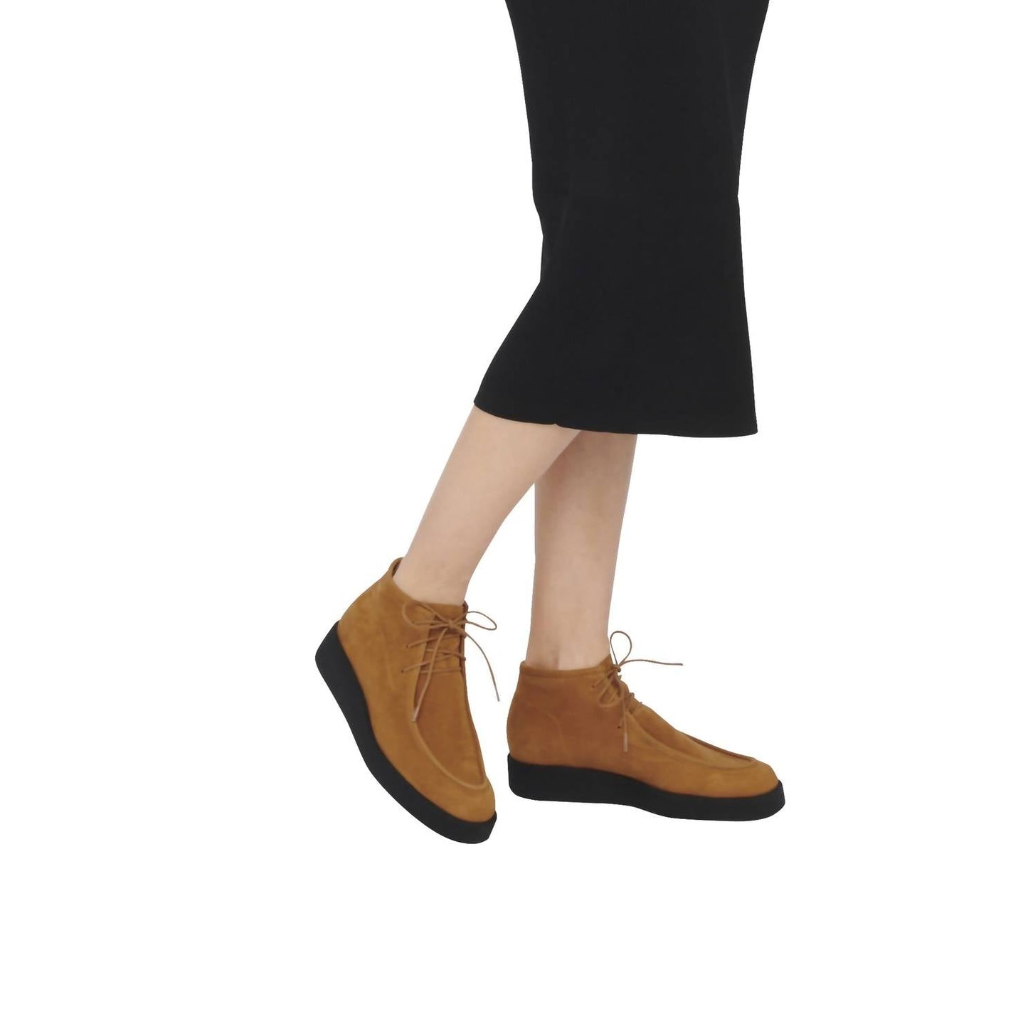New Arche Damen Us 6 Comell Stiefeletten, Nubukleder Braun Fox