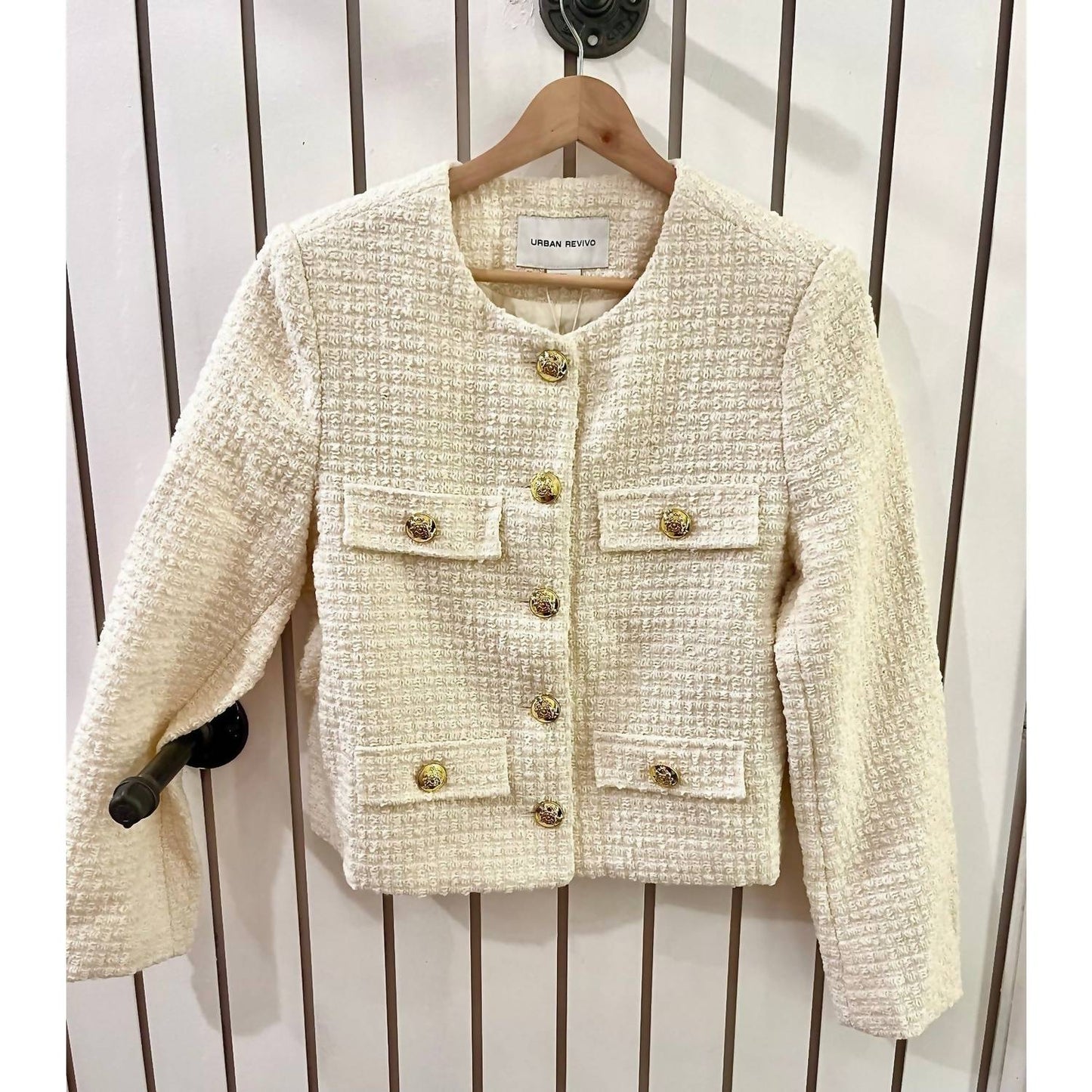 Tweedjacke mit mehreren Taschen