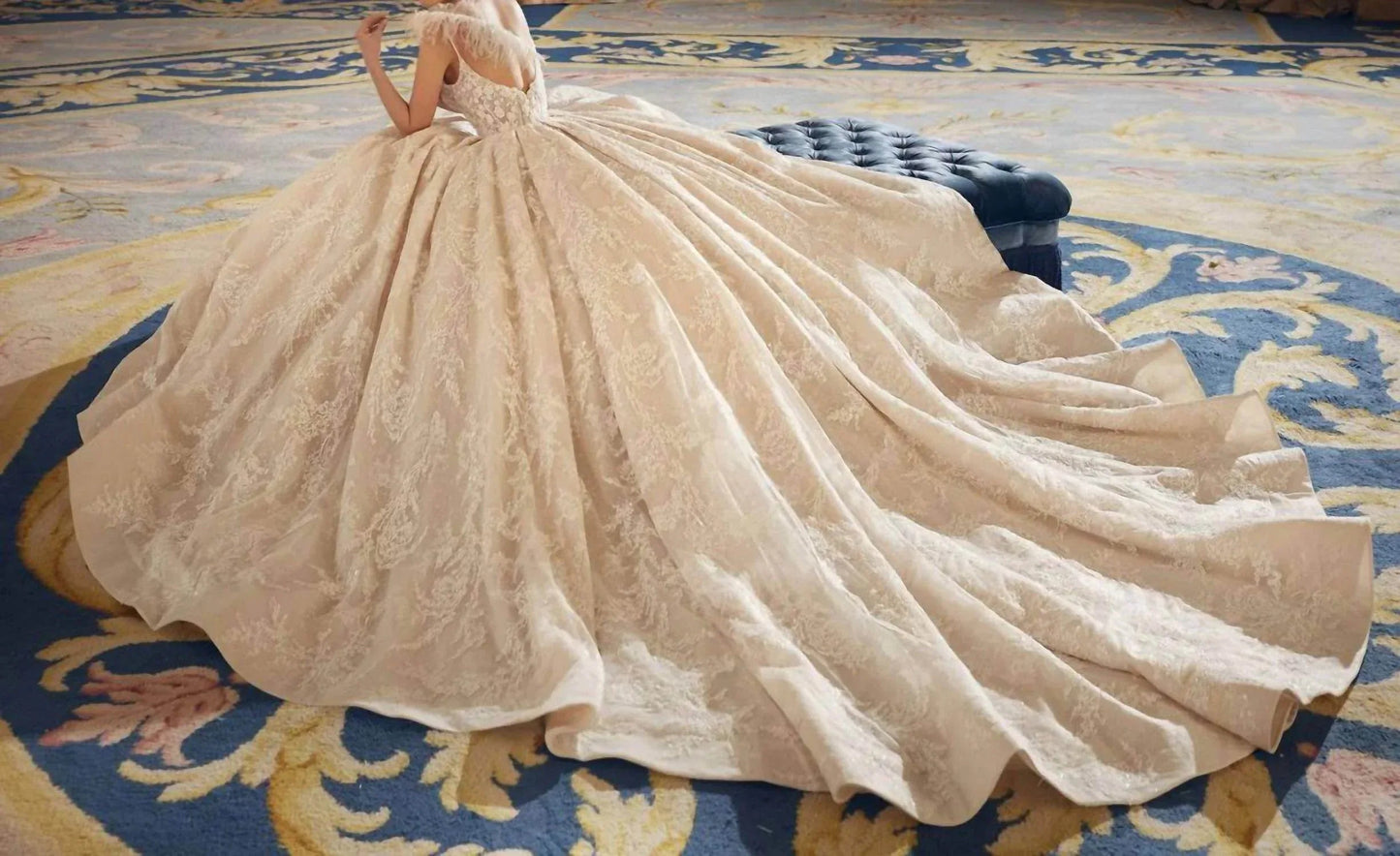Eva Beaded Straps Gown