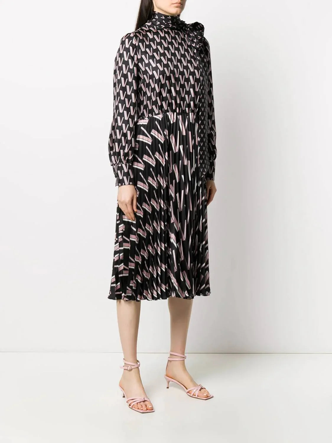 Double Vlogo Bow Dress