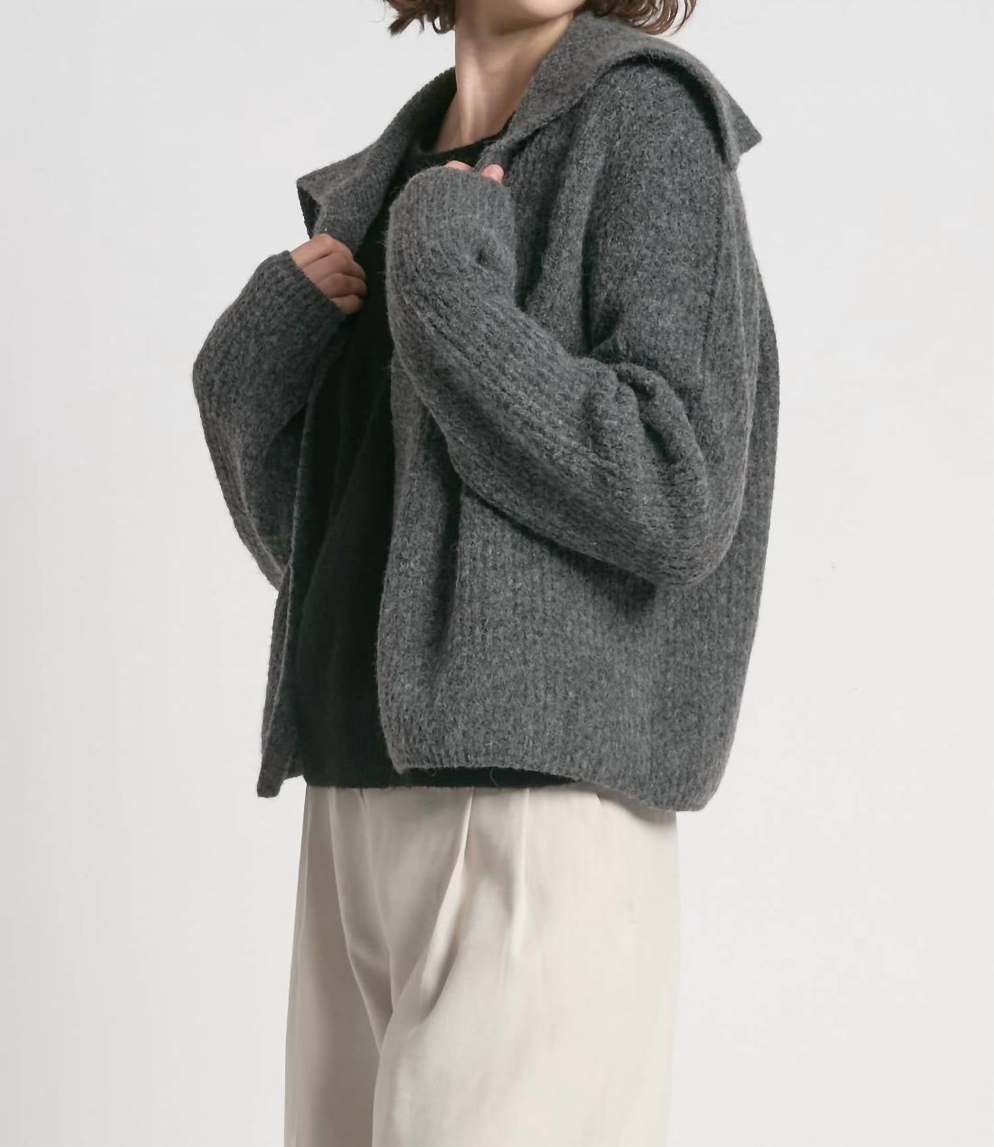 Sailor Collar Cardigan