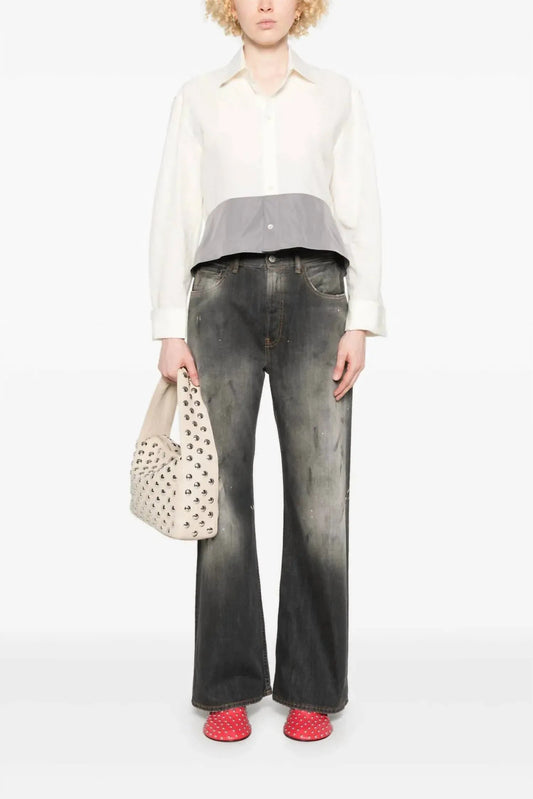 Contrast Hem Shirt