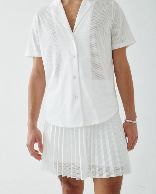 Basketball Mesh Mini Skirt