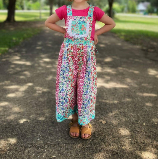Floral Garden Patch Romper