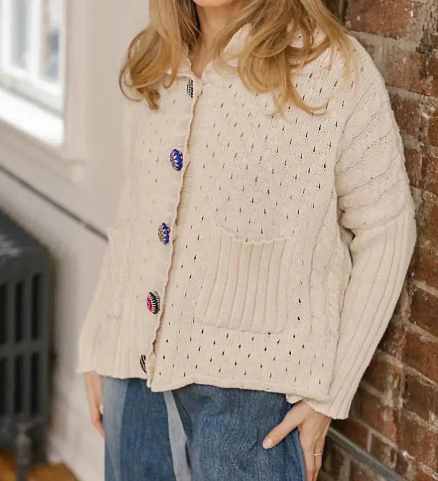 Cardigan mit Knopfleiste „Rome“
