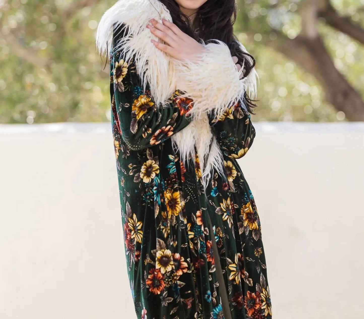 Penny Pine Blossom Kunstpelzjacke
