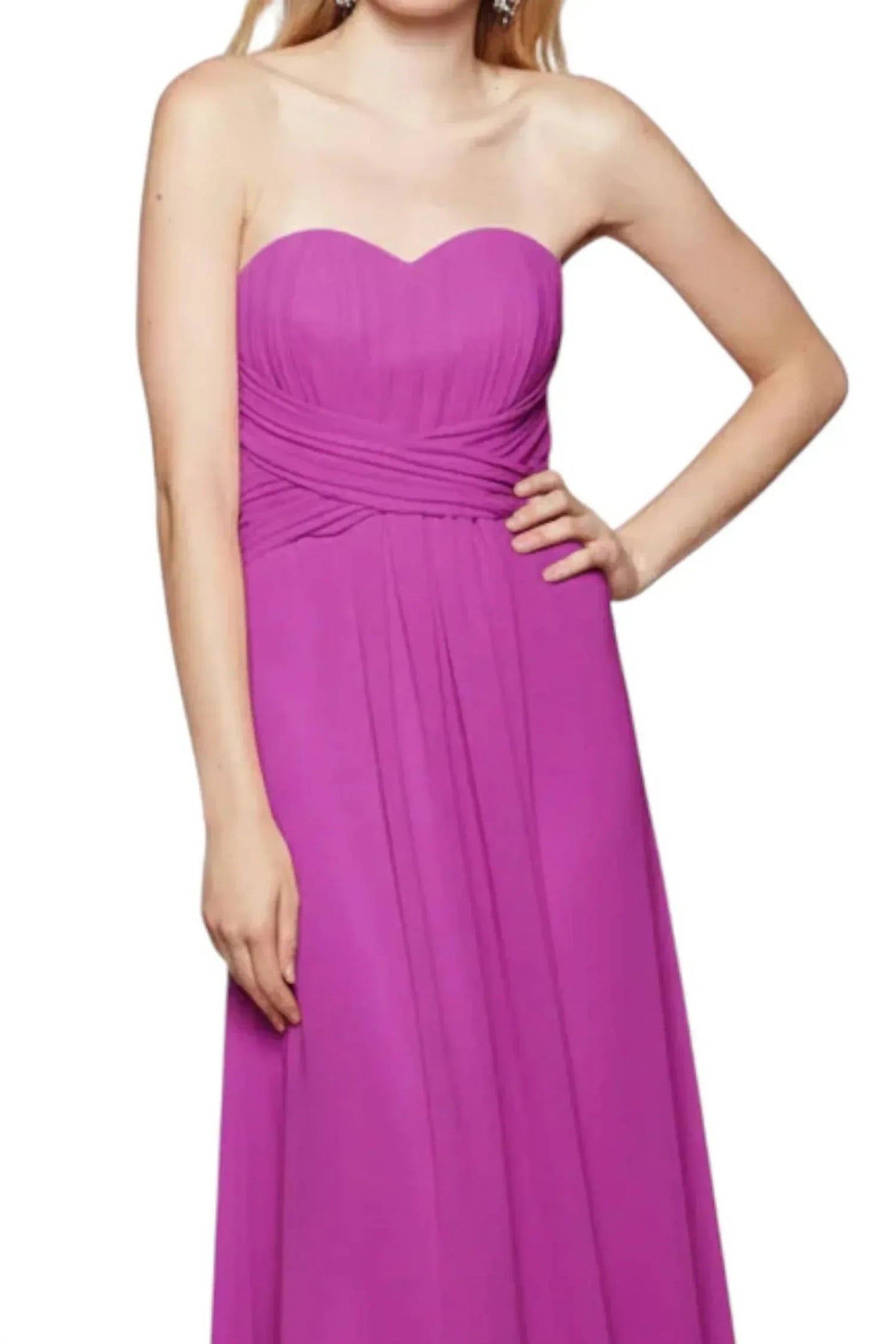 Serenity Drape Trägerloses Kleid