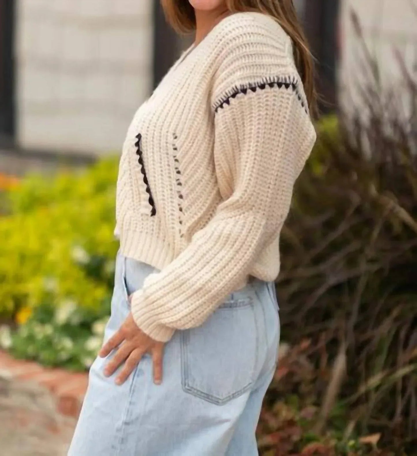 Vicencia V-Ausschnitt Cardigan