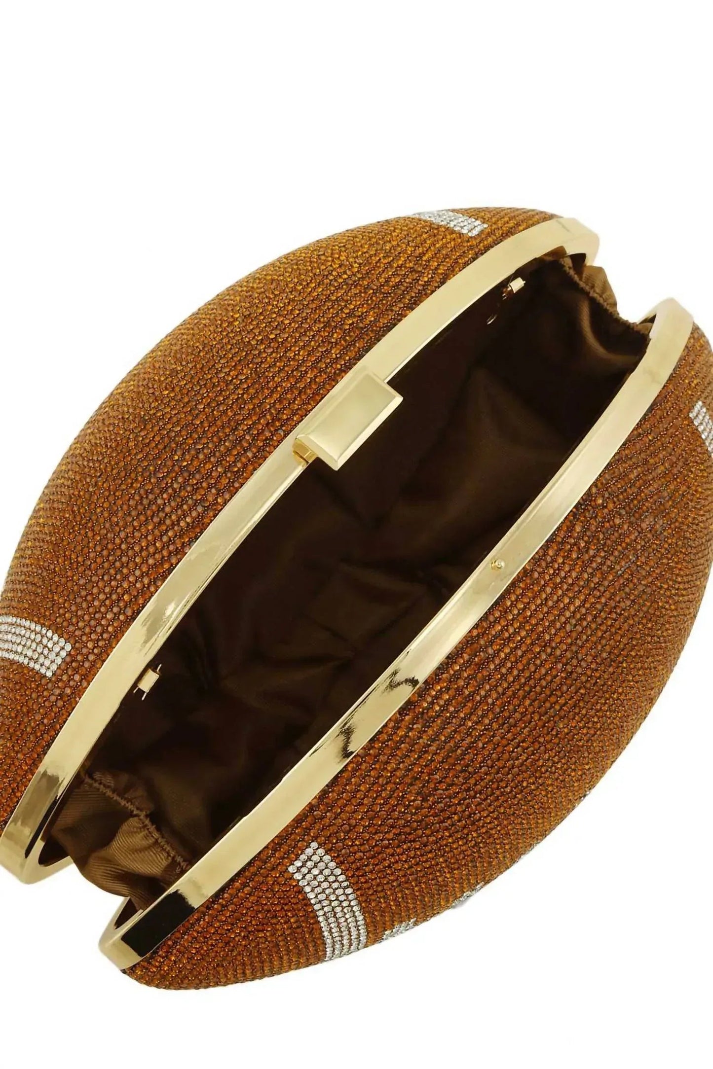 Strass-Fußball-Clutch für Damen