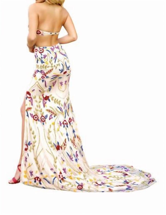 Maxikleid mit Neckholder