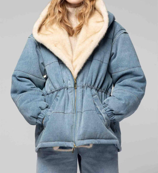 Deva Jacket With Faux Mink Lining