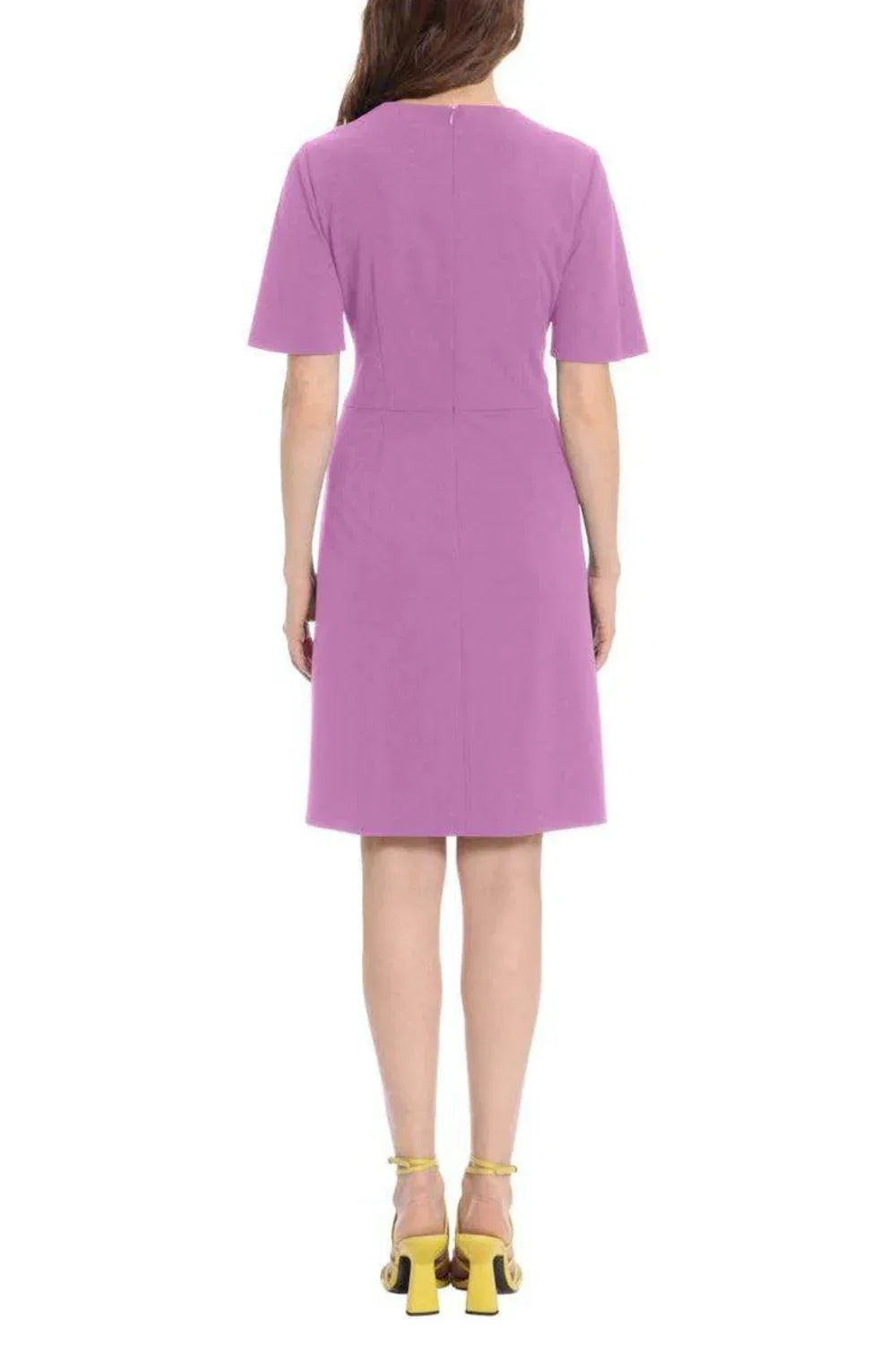 Short Flutter Sleeve A-line Dress