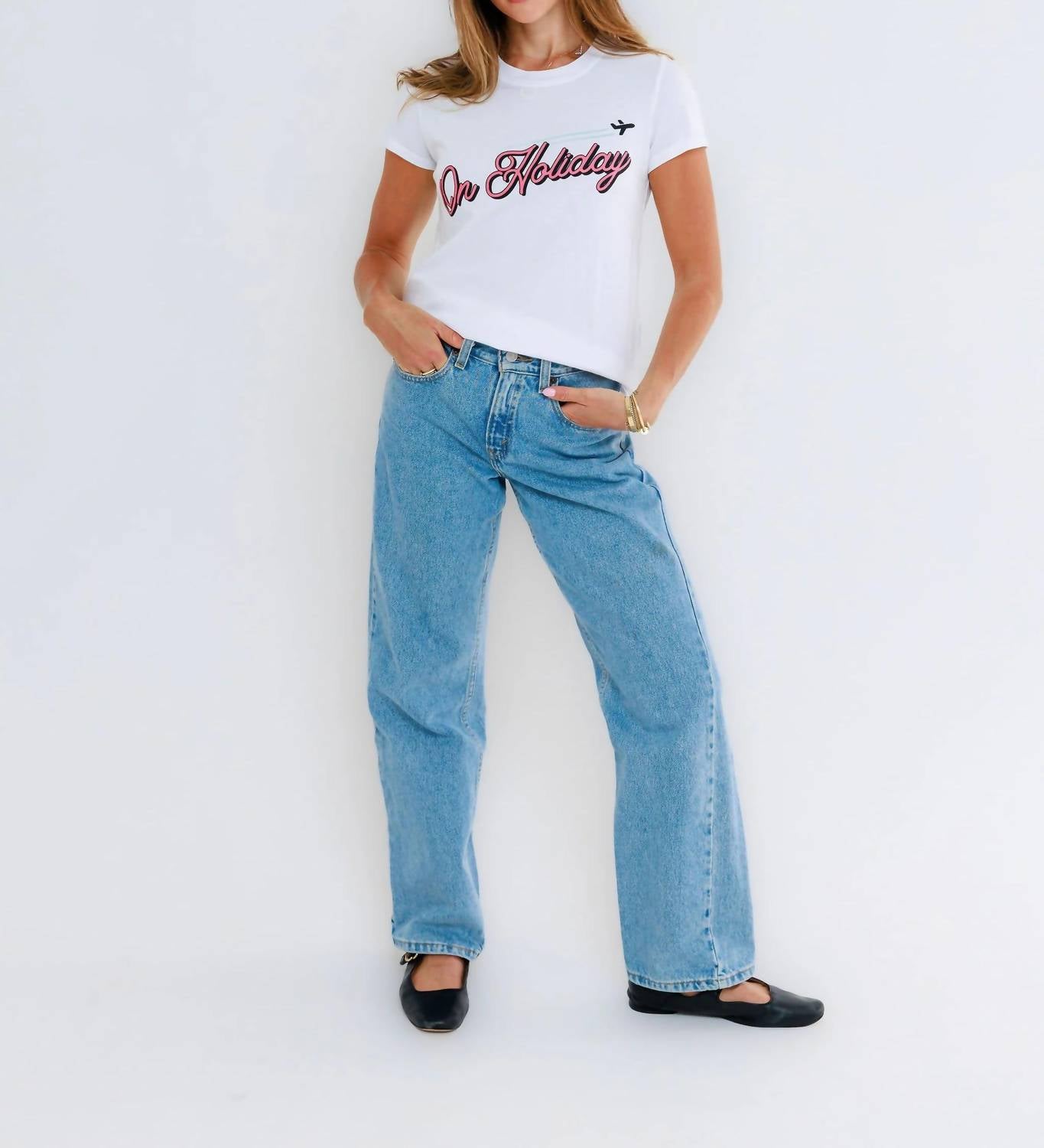 On Holiday Femme Rundhals-T-Shirt