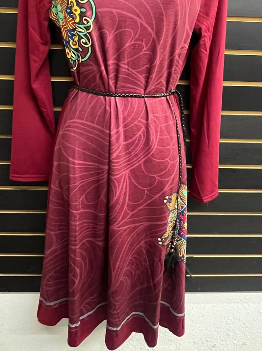 Women's Belted Beauty Jersey Dress