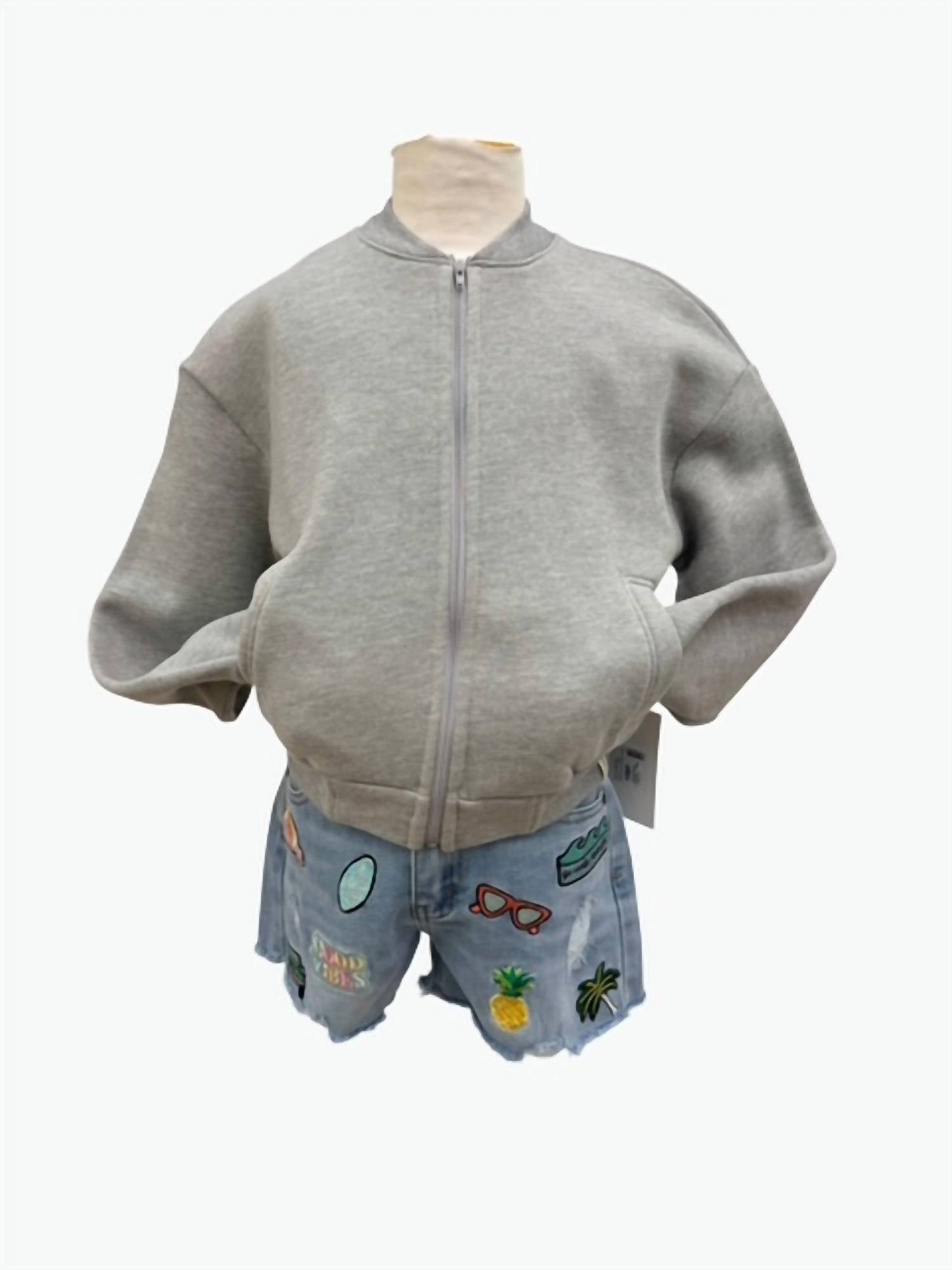 Klassische Bomberjacke für Mädchen