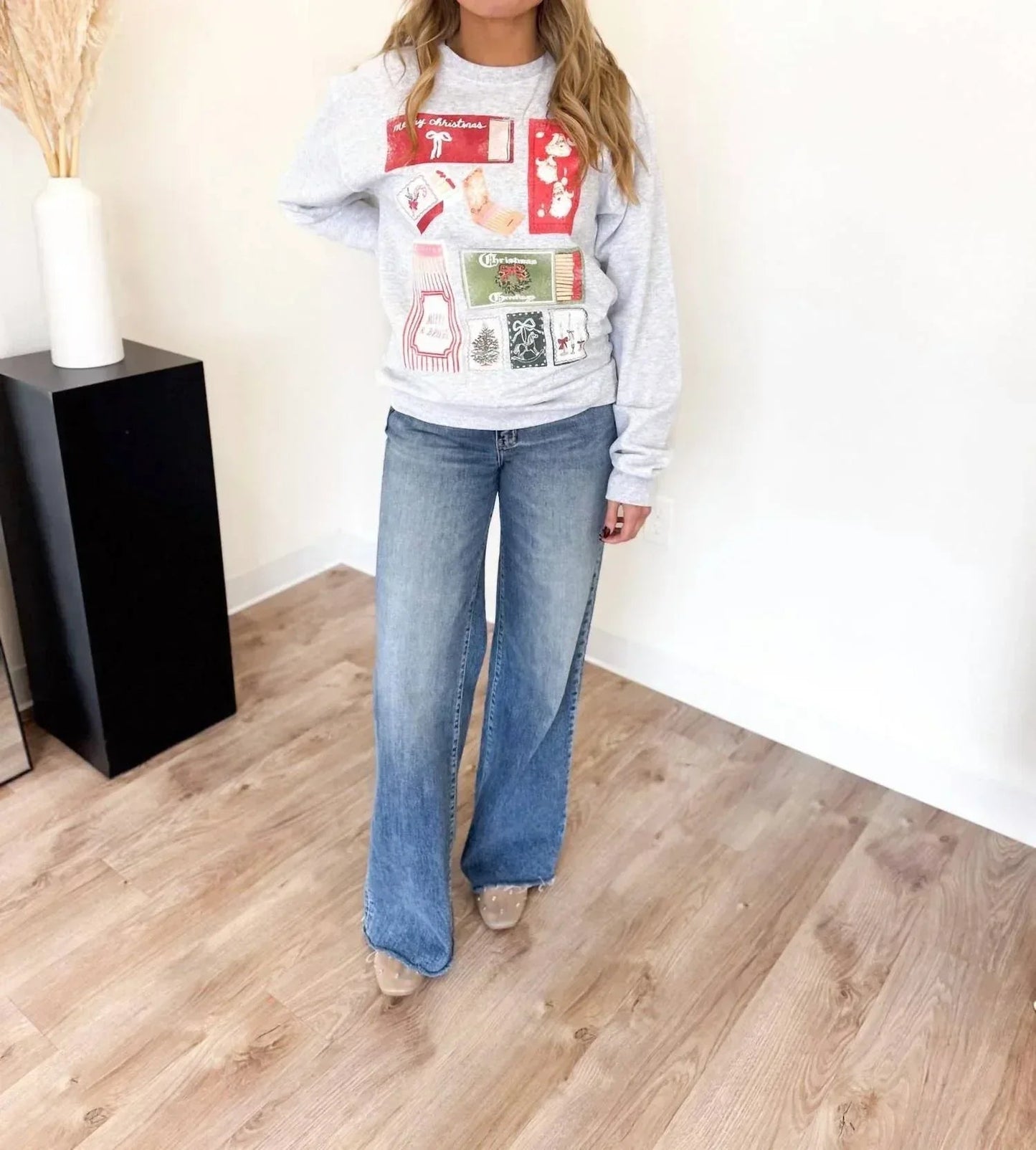 Angel Merry Bright Matchbox Sweatshirt