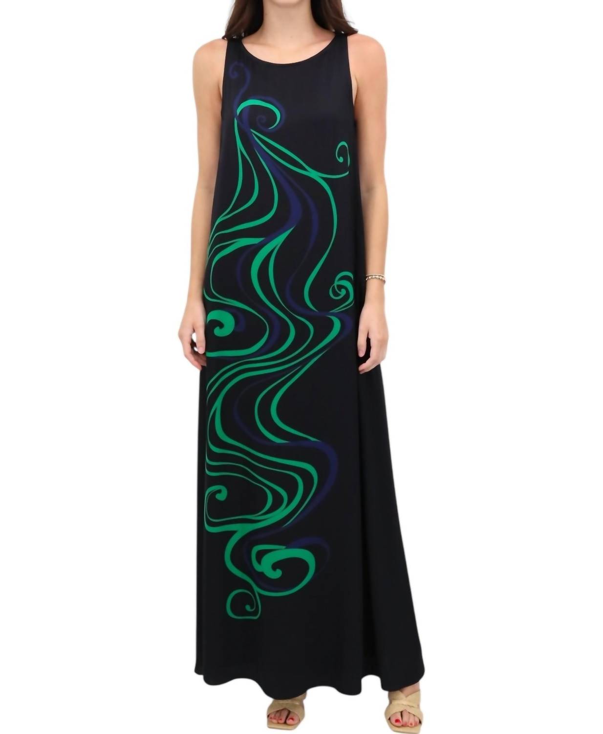 Ärmelloses Trapezkleid