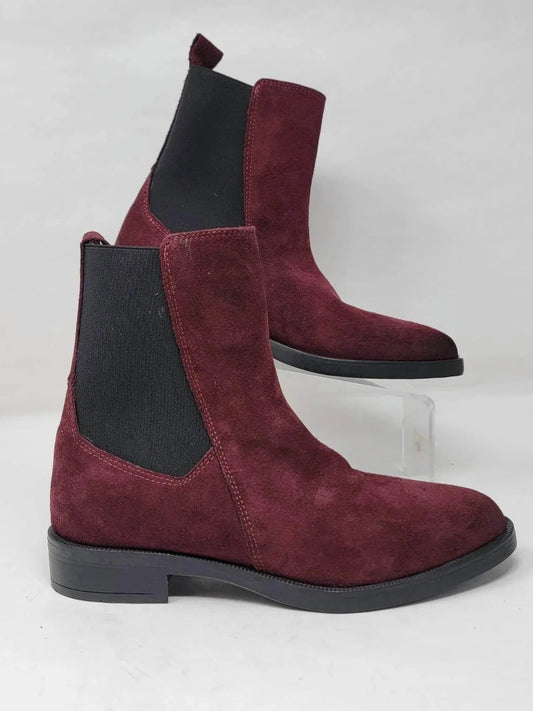 Women's Mid Calf Leather Boots