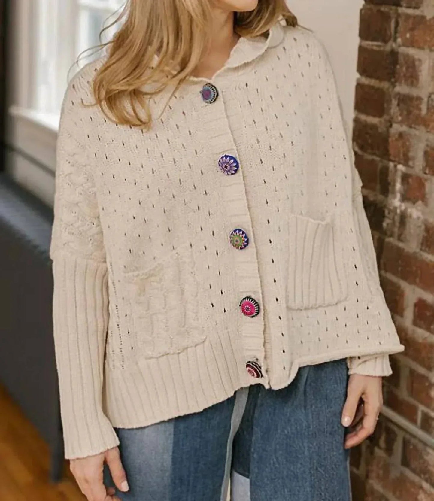 Cardigan mit Knopfleiste „Rome“