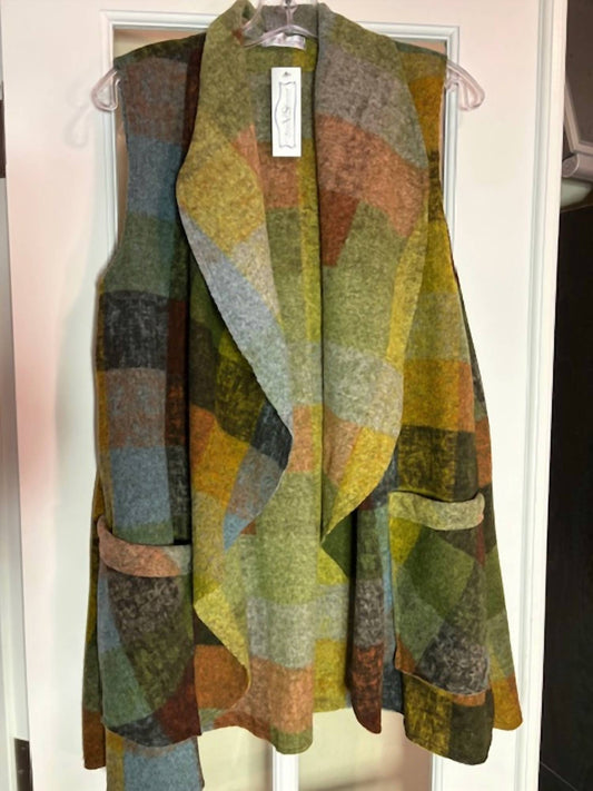Women's Plaid vest