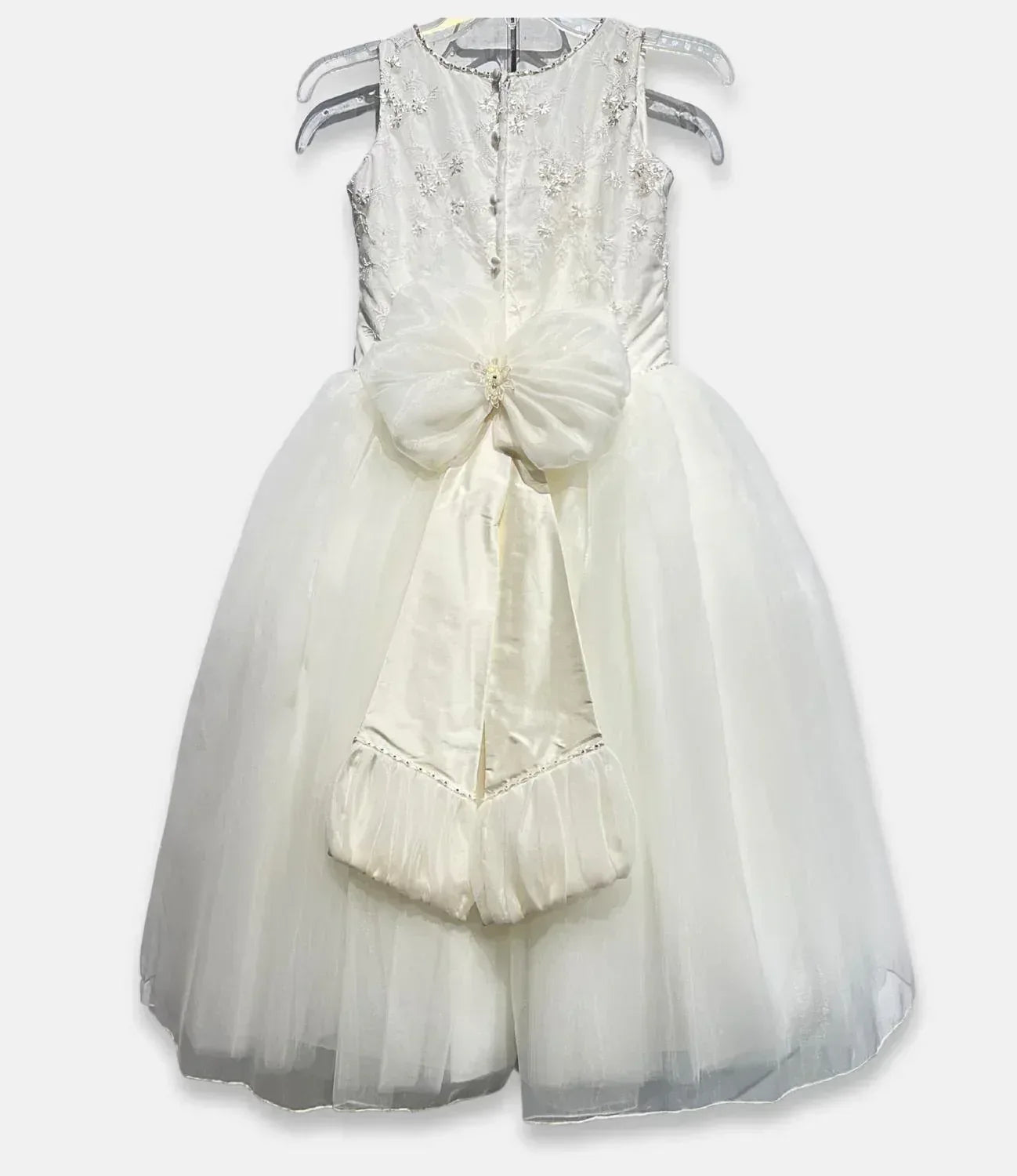 Damen Spitzenkleid in Midilänge