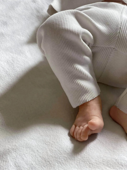 Gerippte Leggings für Kinder