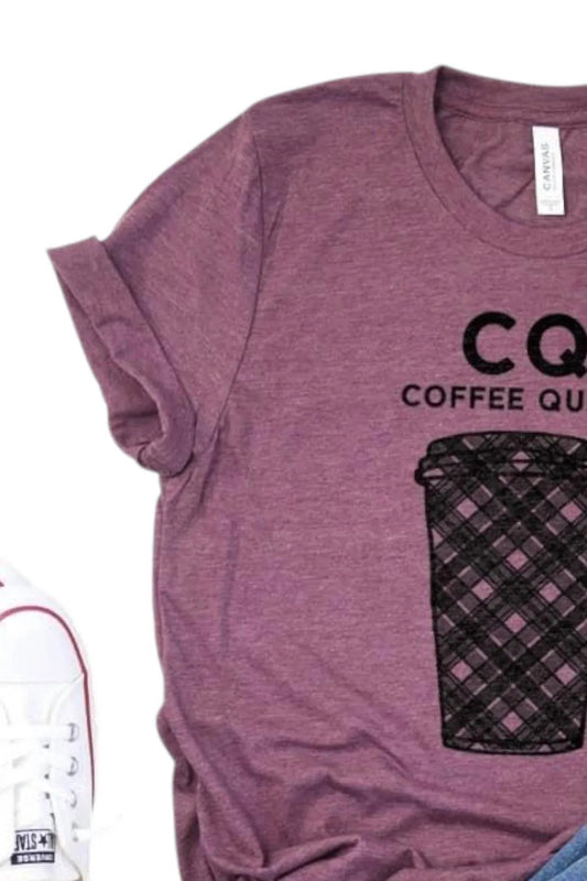 Coffee Queen Graphic Tee Shirt